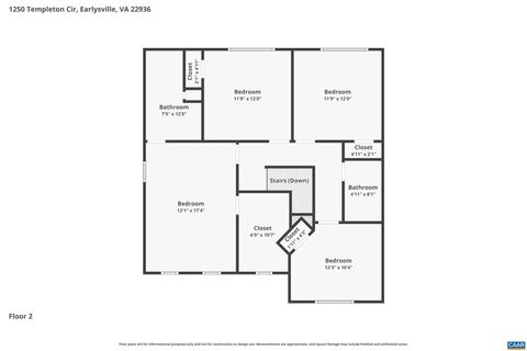 Tiny photo for 1250 Templeton Cir, EARLYSVILLE, VA 22936 (MLS # 676249)