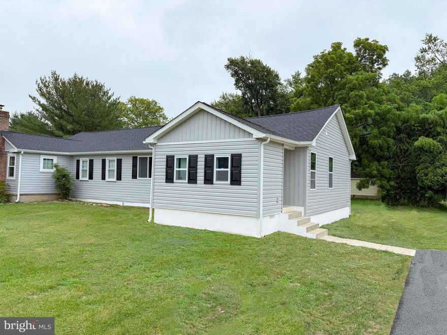 Completely remodeled by Consolidated Construction. Everything is new, Windows, roof, interior framing, kitchen, bath, flooring, drywall, insulation and more , to include enclosing the front and back porches to create 200+ additional interior space. We are in the final stage of installing a completely new septic system, and once complete a black top driveway will be installed  from the road to the sidewalk. Nothing to repair everything is new. Level yard, rear concrete patio, country living in glen arm at this price is not often available. Great starter home or time to downsize this home will be for you.  All Baltimore county permits were pulled, no corners cut on this renovation.