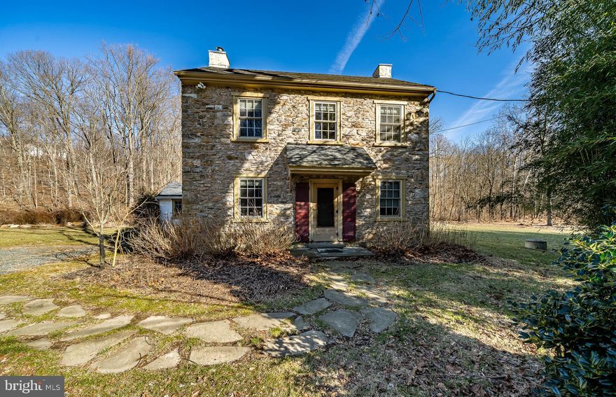 This is a dream come true! Talk about a beautiful property, with tons of storage and usage plus land you can hunt on? The home is stunning. Everything you would want in a farmhouse...3 bedrooms, wide plank floors, 2 full baths, updated gourmet kitchen, high beamed ceilings...Main floor consists of full bath, bedroom, kitchen, large family room with fireplace (tenant may use but brings own woodburning stove insert) laundry room with included washer and dryer. and bonus room with exposed stone and beams (study or dining room). 2nd floor has two bedrooms and a full bath. Plus bonus attic with tons of storage space. 

House has a water filtration system. newer electrical, newer plumbing, updated roof, windows, closed cell insulation for efficiency.  PLUS you have a two car, two story  garage! Great man cave or teen hang out area on the second floor....PLUS a 2 story barn with stalls! Have farm animals? Not a problem but approved on case by case basis. This property is 8.86 acres and huntable! Truly stunning and a must see!