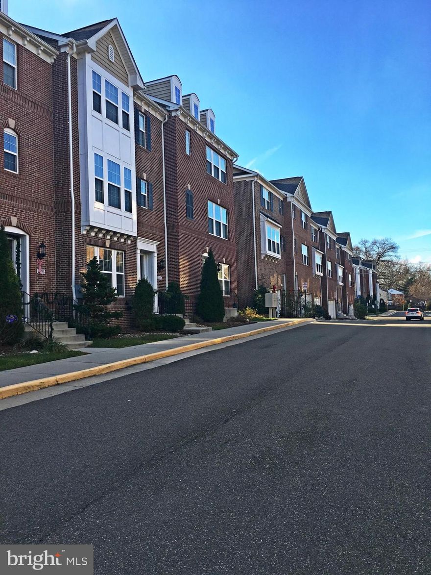 Elegant brick 3 bedrooms, 3.5 bath townhome. Entry level office with full bath, ornate moldings, decorative lighting, hardwood floors, granite kitchen counters, stainless steel appliances, backsplash, open floor plan kitchen/living areas with fireplace, built-in shelves, master bedroom with walk-in closet, gorgeous bathrooms, two car garage with added overhead storage. Blocks away from metro, highways and minutes to Old Town Alexandria. The property is tenant occupied and will be available on 1st of June. Please wear a masks, take off shoes, and take all Covid-19 CDC precautions. Virtual tour video is also uploaded, if you are not able to watch it, please contact the listing agent for the link. Owner will pay the HOA/Condo fee.