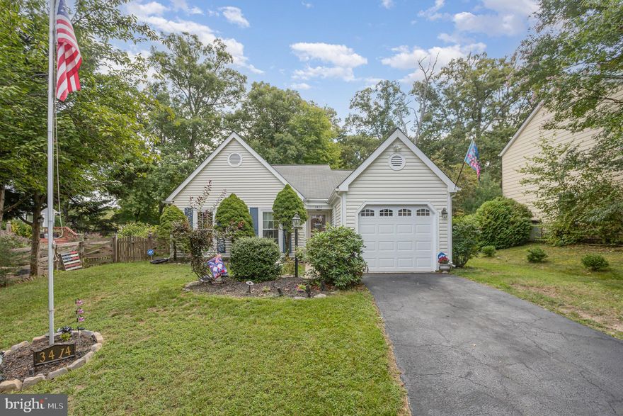 3-bedroom, 2-bath home with attached garage.