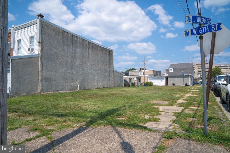 This parcel is being sold as a package deal with parcel 49-11-00514-00 (Bright MLS# PADE2072478) for $20,000 each, totaling $40,000. The seller will not consider separate sales. The two parcels are adjacent, with 2600 West 6th Street being a corner lot.  Conveniently located within walking distance from Subaru Park Stadium. Septa’s Regional Rail is one block away and there is a short drive from I-95 North and South on-ramps. The neighborhood is rather quiet and and peaceful at night.

Included in the sale are high-quality solar-powered surveillance cameras with 4K resolution and audio, valued at over $5,000. These cameras operate without electricity, eliminating utility costs and allowing you to monitor the parcels through your smartphone or smart device. Don’t miss this exceptional opportunity to own these prime-location lots. Submit your best offer today!