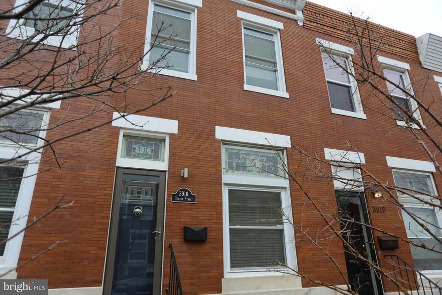 Spacious Home with parking pad in Brewers Hill.   The home is  conveniently located close to Canton Crossing Shopping, quick access to 95 and close to Canton, Fells Point and Harbor East.   The home offers an open kitchen with large island, a generous living room with wood floors, partially finished basement,  and upstairs you will find 2 bedrooms,  a large bathroom with two vanities.   The master bedroom offers a walk-in closet with access to the bathroom.