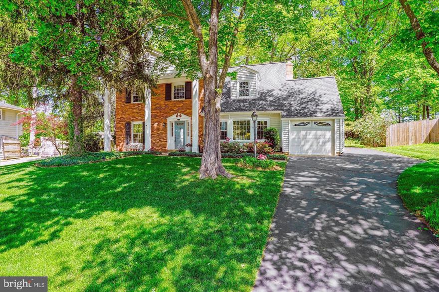 Welcome to your next home!
This beautifully maintained Center Hall Colonial 5 bedroom, 2/1 bath, sits peacefully on a quiet cul-de-sac, surrounded by mature trees and lush landscaping, a perfect retreat to come home to.

The spacious main-level in-law suite, complete with a large bedroom and private half bath, offers the perfect blend of comfort and convenience, ideal for multi-generational living, visiting guests, or a private home office retreat. features rustic wood beams and a charming brick wood-burning fireplace, creating a warm and welcoming atmosphere

Step inside to find a formal living room with gleaming hardwood floors and elegant crown molding. The separate dining room features classic chair rail and crown molding, offering an inviting space for dinners and gatherings.
The bright eat-in kitchen features ample cabinetry and a stylish tile backsplash, opening to a spacious screened-in porch that's ideal for morning coffee, evening relaxation, or entertaining guests in a bug-free outdoor setting. The main-level laundry room with full-size washer and dryer and outdoor access adds everyday convenience.
Upstairs, you'll find a spacious primary suite with hardwood floors, two closets, and a private en-suite bath. Three additional bedrooms and a full hall bathroom offer plenty of room for family or guests.
The unfinished lower level provides ample storage and space for your personal use needs.
Recent updates include: New upper-level carpet (2025), water heater (2021), Roof and A/C (2016)
Windows (2006), Furnace (2004).
The expansive basement offers a blank canvas of open space, ready to be transformed into a cozy media lounge, a home gym, a playroom, or even your dream entertainment zone. The possibilities are endless!"