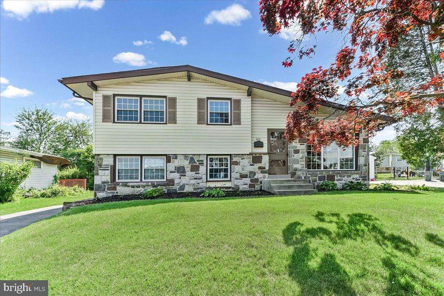 Good things come to those who wait! We are proud to present the newest listing in Lawrence Park, 410 Lyndhurst Dr. This meticulously cared for home is clean, bright and waiting for its new owners. Plenty of natural sunlight brightens up every room, including the lower level. Gleaming hardwood floors, fresh paint throughout, updated hvac, roof, windows and a whole house generator make this a must buy! The Retro designed kitchen is so cute you might not want to update it! The lower level is finished  with new carpet and has an office/4th bedroom and another finished area with fireplace. This level also has a powder room. The 3 bedrooms are all nicely sized and the master has a full bathroom. Outside, the vinyl siding has been updated and paired with the stone facade, has great curb appeal. The private driveway leads to an oversized detached garage with a small covered patio looking out onto the yard. Any furniture in the house may be included in the sale.