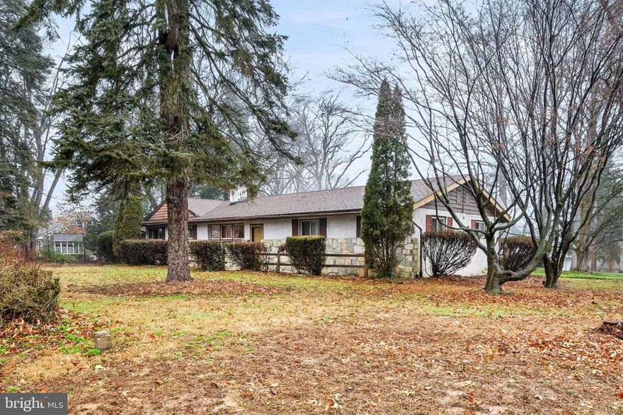 Situated on a 0.32 acre corner lot in the desirable Valley View neighborhood of Huntingdon Valley, this single level ranch home is awaiting your creative vision. This property features 3 bedrooms (a wall was partially removed between two bedrooms), 1 full bathroom, an attached 2-car garage, a crawl space offering plenty of storage, and a spacious rear yard. This home needs TLC and is being sold in AS-IS condition with personal property included in the sale. Buyer is solely responsible for all inspections and for obtaining the required Use & Occupancy permit prior to settlement. This includes, but is not limited to, applying for the permit, doing any required repairs and all costs associated with the U&O. Bring you contractor and your vision. With its prime location and beautiful lot, this property presents an exciting opportunity for those seeking a project to transform into their ideal space.
