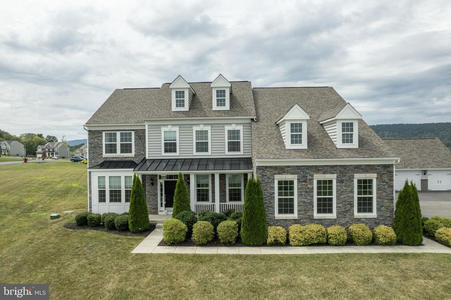 PROFESSIONAL PHOTOS COMING SOON! Beautiful formal model home with glorious mountain views from front and back of home. DETACHED 3 car garage that has partially finished Room full length of garage that could be office, possible in law suite. Full bathroom in garage. 3 Finished levels. 5 bedrooms, 4.5 bathrooms upstairs. Every bedroom has a bathroom WOW! Primary suite has large walk through shower with seat and dual shower heads plus soaking tub, double sinks and private toilet. Main level has professional office space, formal living room, dining room, Kitchen and laundry room. Kitchen has upgraded cabinets, island, pantry, double ovens and place for table. Finished basement with additional room, full bathroom and large recreation area. You won't be disappointed and can move right in with no work. come see this home today! READY FOR NEW OWNER!