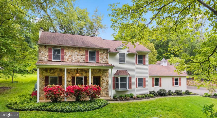 Set on a picturesque 3.1-acre lot in sought-after Birmingham Township, this unique property offers a rare combination of privacy, flexibility, and income potential.  The main residence provides comfortable living with the opportunity to update and customize to your personal style, while the expansive grounds offer space to relax, entertain, or expand.  The main residence offers 2,376 square feet of living space with 4 Bedrooms and 3 Baths.  The foyer opens to a spacious living room on the left and a formal dining room on the right accented by beautiful hardwood floors.  The eat-in kitchen flows into the family room featuring wood beams, hardwood floors, and a wood-burning fireplace.  Just off the kitchen is a sunroom surrounded by windows overlooking the peaceful and private back yard.  The second floor features a large primary suite with hardwood floors beneath the carpeting, along with three additional generously sized bedrooms with hardwood floors and a hall bath.  A standout feature of the property is the detached building, which includes a four-car (two-deep) garage and a 2-Bedroom, 1-Bath apartment.  The apartment offers an open floor plan with a combined living and dining area, wood-burning fireplace, kitchen, laundry area, private deck, and dedicated parking.  The apartment is equipped with central air, electric hot water heater, electric heat, a separate electric meter, well water, and septic.  Ideal for multi-generational living, guest accommodations, rental income, or a private office/studio space, the possibilities are exceptional.  The in-ground pool presents an opportunity to further enhance the outdoor living experience and elevate the property’s value.  Mature landscaping and open space create a setting that offers both tranquility and functionality.  Properties offering this level of versatility are rarely available.  Located within the award-winning Unionville-Chadds Ford School District, this property is just minutes from Longwood Gardens, Brandywine River Museum of Art, and Chaddsford Winery, with convenient access to Route 202, Route 1, Philadelphia, Wilmington, and everyday conveniences.  Whether you are seeking a private retreat, income potential, multi-generational living, or a property that can adapt to your lifestyle, this home presents a unique opportunity to create something truly special.  Schedule your private showing today!