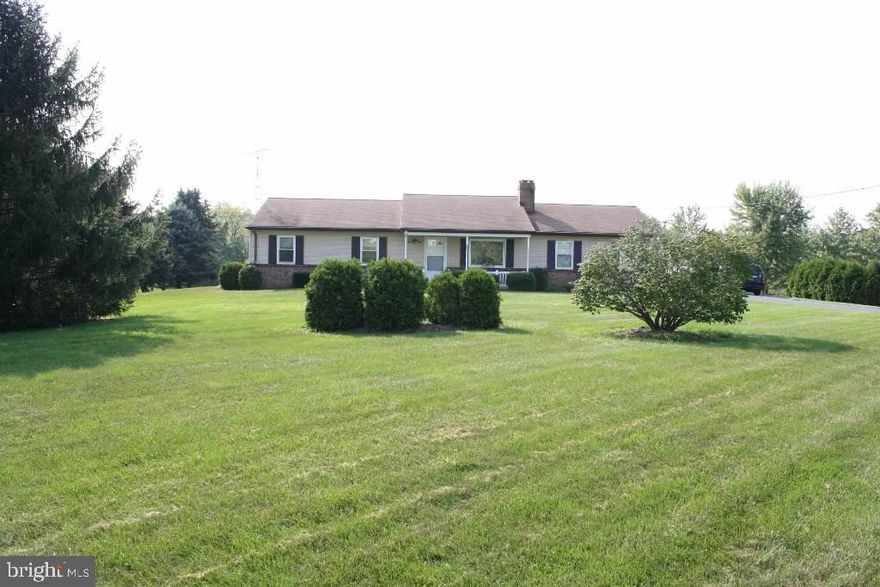 Plenty of room to spread out. This 3BR/2.5BA rancher is situated on 2.23 acres of country land with attached 2-car garage and 2 sheds. There is plenty of space to store all of your outdoor items. Nicely updated home with Lower Level family room, covered patio, and front porch.