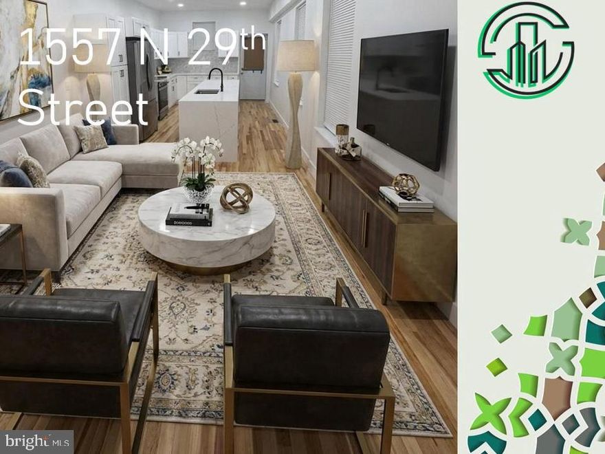 Welcome to 1557 N 29th Street, a newly refinished luxury townhome nestled in the heart of Philadelphia’s highly sought‑after Brewerytown neighborhood. This stunning residence seamlessly blends modern design with urban convenience, offering an elevated city lifestyle just minutes from Fairmount Park, Center City, Museum Row, and Brewerytown’s vibrant dining and coffee scene.
Inside, the home features thoughtfully designed living spaces with high‑end finishes throughout. Enjoy a fully finished basement, perfect for a media room, home office, gym, or guest suite. The open‑concept main living area is ideal for entertaining, while the upper levels provide spacious bedrooms and stylish baths designed for comfort and privacy.
The crown jewel of the home is the private roof deck, offering sweeping Center City skyline views—an ideal setting for relaxing evenings or hosting guests. Additional highlights include remaining tax abatement, helping to significantly reduce monthly ownership costs, and a $10,000 seller concession, which may be used toward closing costs or a potential interest rate buy‑down for qualified buyers.
Located in one of Philadelphia’s fastest‑growing neighborhoods, Brewerytown offers easy access to public transportation, major commuter routes, and an active outdoor lifestyle along the Schuylkill River Trail. This home delivers exceptional value, luxury, and location—an outstanding opportunity for today’s discerning buyer.
Schedule your private showing today!