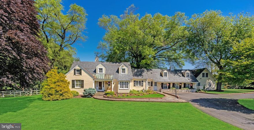 NEW ON MARKET! Amazing opportunity to own a piece of history! Meticulously renovated, updated & expanded, 1930's Colonial Farmhouse offers five bedrooms, four full & three half baths, tucked far off Travilah Road at the end of a quiet enclave on a sprawling 5.85 acre estate. Enjoy the same pastoral views from the living room picture windows where President FDR once marveled at Sugarloaf Mountain in the distance. This magnificent property features an in-ground pool, lighted tennis court, half basketball court, two story historic barn with eight stalls (four interior & four exterior), tack room, office with wood-burning fireplace. An additional detached, finished outbuilding has a variety of potential uses! The riding ring in front of the barn has been converted to a lighted soccer field and the hay loft has been remodeled to a finished hang out space perfect for parties! Inside you’ll find the main level primary suite with original hardwood flooring and amenities which offer modern conveniences including a large walk-in closet and updated spa like bath. There is ample room for family and friends to gather in the gourmet chef's kitchen, breakfast room with wood burning stove, as well as in the family room addition with a beautiful wall of custom built-ins. A charming, all-season porch with old world brick floors is the perfect retreat for relaxing or dining while overlooking the expansive backyard & pastures where civil war troops camped enroute to Gettysburg. Don't miss out on this one of a kind property. It is modern country living at its finest with close proximity to top rated schools, restaurants, shopping and major commuter routes.