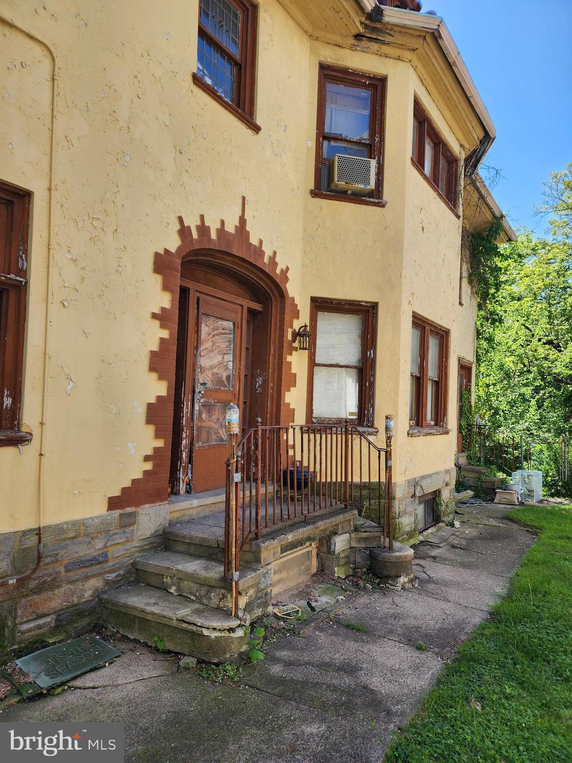This is a large home that is in need of significant restoration to bring it back to its full potential. This home offers over 3800 square feet of living space, It is currently configured as a 6 bedroom, 4 full bathroom and 1 half bathroom 3-story house with hardwood floors throughout all 3 levels. French doors, crown molding throughout the house, finished basement, vintage laundry shoot, unfinished study with additional space for an small office. The house also features a sun parlor, breakfast room off the kitchen, formal dining room and living room. Finished basement with a classic bar. Basement could be used as an apartment with separate entrance. Single garage accessible to the home from the basement. The location of the house is easily accessible to I-76 and cities on the Main Line and surrounding communities. Close to shopping centers and other amenities on City Avenue. Easy access to public transportation. Great for Saint Joseph University students. This property is being sold "As Is".