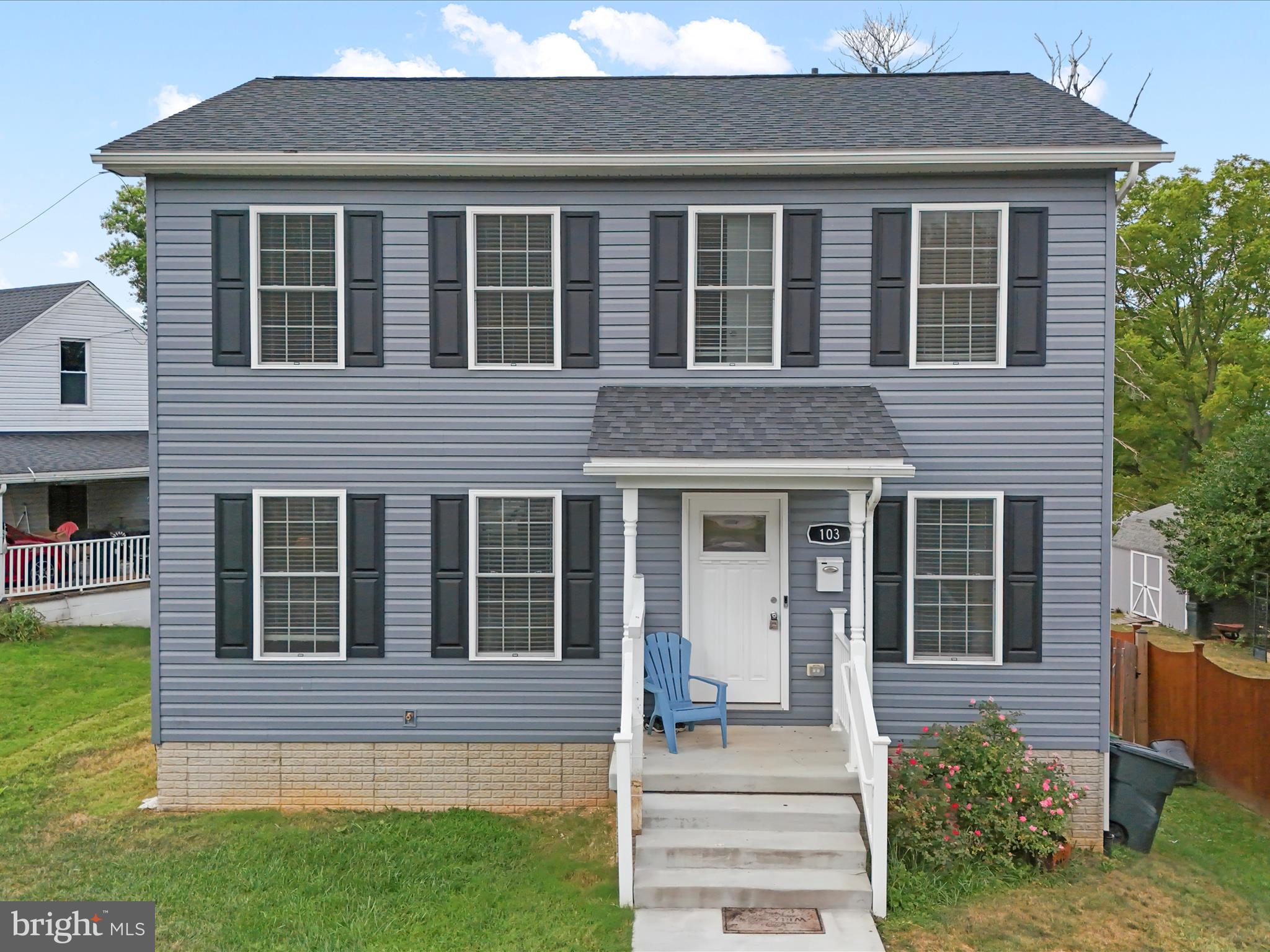 Welcome to this beautifully maintained 3-bedroom, 2.5-bath home, built in 2021 and located within the charming town of Boonsboro! Offering a comfortable and inviting space for relaxing or entertaining. Step inside to a spacious living room with gleaming hardwood floors throughout. The kitchen is equipped with sleek stainless steel appliances, granite countertops, additional dining area and ample cabinet space—perfect for everyday living and meal prep. Upstairs, you'll find three generously sized bedrooms with cozy wall-to-wall carpeting, as well as a convenient laundry area complete with washer and dryer. The primary bedroom offers tray ceilings, walk-in closet, and en suite with walk-in shower and double sinks. The unfinished basement offers great potential for additional living space or storage. Step outside to a large, fully fenced-in backyard—ideal for pets, play, gardening, or outdoor gatherings. Enjoy the ease of public water and sewer, central A/C, and efficient heating. Situated within walking distance to local shops, dining, and Shafer Park. This home offers the perfect blend of modern comfort and small-town convenience. Don’t miss your chance to own a newer home in one of Boonsboro’s most walkable neighborhoods!