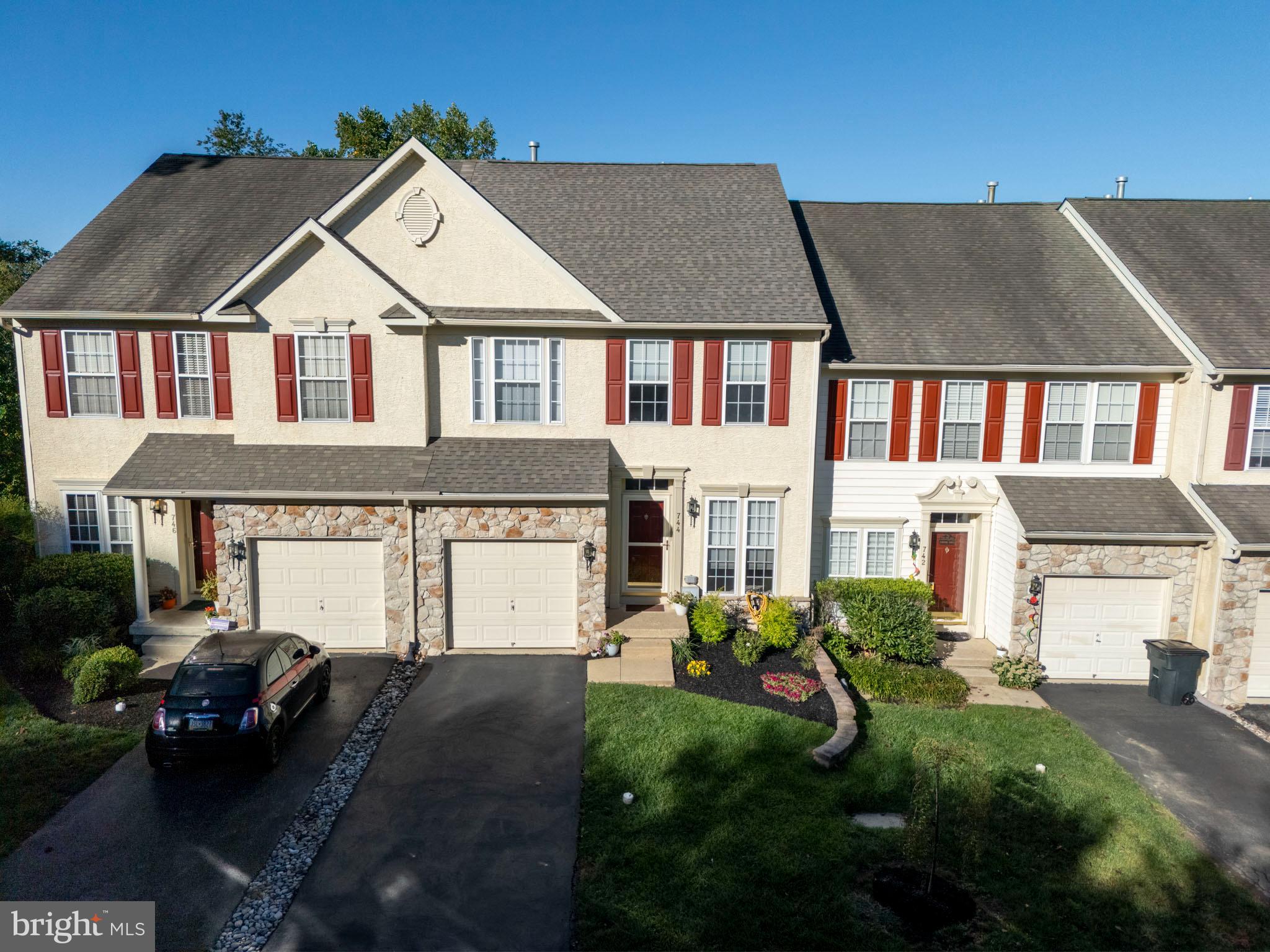 **Saturday Open House Canceled**What a spectacular, beautifully designed home with amazing sunset views! 744 McCardle Dr has it all – a spacious back deck and patio, well-designed floorplan, finished walkout basement, and plenty of storage. All this in a great location. The Park Place community is tucked right at the edge of East Bradford township and features a paved neighborhood walking path that provides a direct 10-minute walk to Hoopes Park in West Chester Boro. Inside, this home is thoughtfully designed with a front living and dining room, 1st floor powder room, and an open concept family room, kitchen, and breakfast room. A beautiful space for entertaining, the family room offers a charismatic peek-through to the kitchen with columns and a half wall. There is kitchen bar seating, a newer refrigerator and dishwasher, and there’s a light-filled breakfast room with a French door that opens onto the deck. What a view! The low-maintenance Trex deck spans the entire back of the home and overlooks a wooded open space, offering a private, relaxing spot to enjoy those sunset views. Upstairs, this home has 3 bedrooms and 2 full bathrooms including a spacious owner’s retreat with a walk-in closet, ceiling fan, and en suite bathroom with a new skylight that features a remote-operated shade. There is also a convenient 2nd floor laundry with built-in storage. Downstairs, there is a finished walkout basement, giving you ample opportunity to set up a home office, workout room, home theater, or more. There’s a gas fireplace with a remote, and there is direct access to the back paver patio – a shaded spot to enjoy an al fresco lunch. Plus, the basement also offers an unfinished storage area as well as the utility room – storage will not be a problem in this home! 744 McCardle Dr also features a newly resealed driveway, newer HVAC system, new carpeting, whole house sound system, central vacuum system, water conditioner, new roof, and so much more. Enjoy an intimate neighborhood setting with convenient access to all your favorite shops and restaurants in nearby West Chester Boro. Request a personal tour today!
