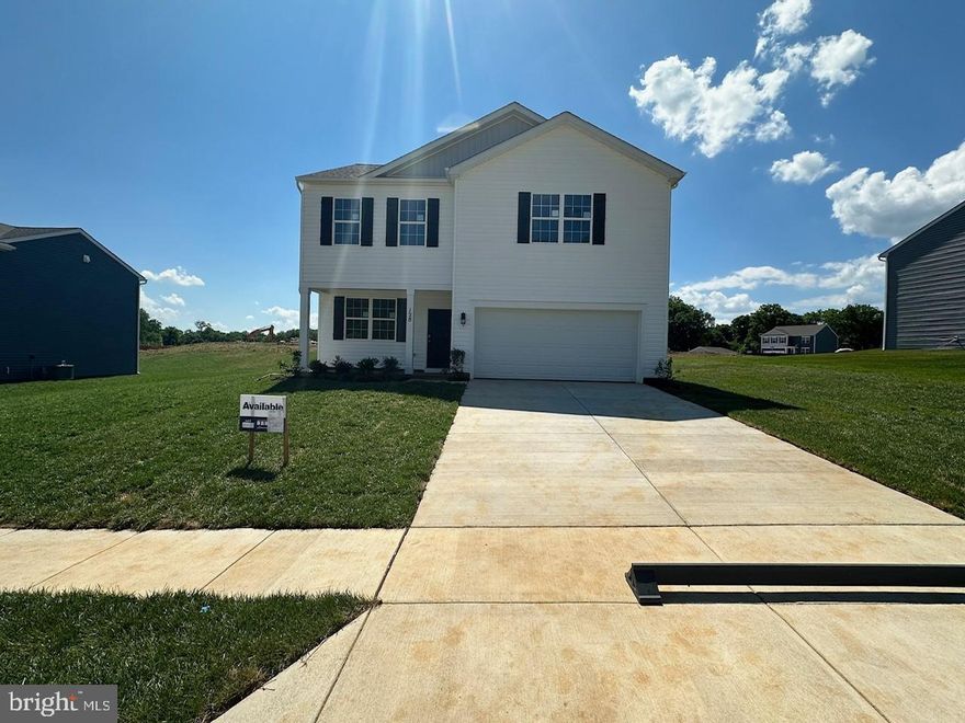 Quick Move In! Available now in Tollhouse Woods, Shepherdstown's newest community located just a mile from the downtown area and university. This 2 Story single family home marries features and affordability and comes with everything included.  4 Bedrooms, LVP floors in the main living spaces, included kitchen appliances, granite countertops and white cabinets give the updated look you've always wanted. Located next to Morgan's Grove Park  and just down the street from Downtown Shepherdstown!