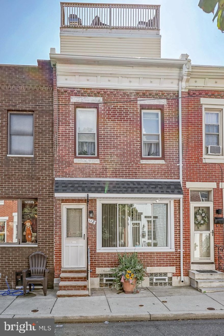 112 Emily is a 4 bedroom renovated and modern home updated with 2 full customized bathrooms and a gorgeous private roof deck. Enter your new home to an open living room and spacious granite counter-topped kitchen with lots of counter space and pendant lights. The 2nd floor of the home has 2 bedrooms and a full tiled bathroom. You'll find the master bed/bath and 4th bedroom on the 3rd floor. The home features tiled and hardwood floors throughout with open case stairs and a basement great for storage. The private deck overlooks the entire city with views of every firework show from Penn's Landing to the Art Museum. The home is in the Wharton neighborhood of Philadelphia, which is bustling with new business and easy access to the shopping and restaurants located on Columbus blvd.  (Important Note: Washer/Dryer not included)