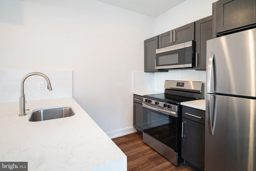 Now leasing! Brand new 2 bedroom, 2 bathroom unit featuring recessed lighting, over 10 feet high ceilings, central air, in-unit washer/dryer, stainless steel appliances, large bathrooms, and custom closet systems. Oversized bedrooms and living space, central air conditioning and heat to keep you comfortable year-round, and a chef-inspired kitchen with stainless steel appliances and premium finishes. Conveniently located close to public transportation and major roadways including Route 1 and I-76 for an easy commute to all areas of the city and suburbs.  Renter pays all utilities- electricity and water. 12 month lease required. No smoking please. No pets allowed. Co-signers are not accepted. Non-refundable application fee is $39.99 per adult to run credit and background checks. Don't miss out, please respond to this ad for video walkthrough tour, application instructions, and more information. We look forward to hearing from you!