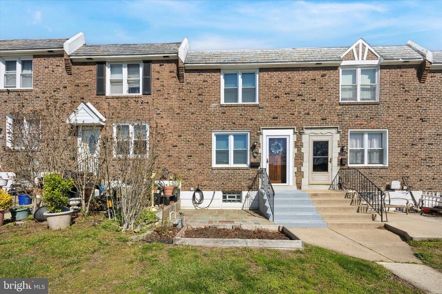 Welcome to 945 Brenton Road, a beautifully reimagined home in the sought-after Drexel Hill Gardens neighborhood! This stunning brick has recently been updated throughout with incredible detail. Charming curb appeal welcomes you home with new windows and a gorgeous solid wood front door that sets the tone for an inviting home. Step inside to an open-concept first floor featuring gleaming luxury vinyl plank floors, recessed lighting, and a bright, airy flow. The kitchen is a chef’s dream dressed with custom soft-close shaker cabinetry, granite countertops, crown molding, subway tile backsplash, and upgraded stainless steel appliances while an island provides the perfect space for entertaining guests or casual eating for three. The upstairs is home to three bedrooms each with plush carpet and ceiling fans for comfort. The hall bathroom compliments the bedrooms and features chic subway tile, modern fixtures, tile flooring, and a skylight that fills the space with natural light. The fully finished basement offers a versatile bonus space with luxury vinyl plank flooring, recessed lighting and can be used for a home office, media room, or both. A second full bathroom adds convenience and features stunning tile work that continues the home's modern feel. This home is loaded with upgrades: Newer windows, newer hot water heater, newer HVAC, updated 100 AMP electric, and so much more. Conveniently located near public transportation, 69th Street, major highways, and a short walk to playgrounds—this gem won’t last long. Schedule your showing today and make this house your home!