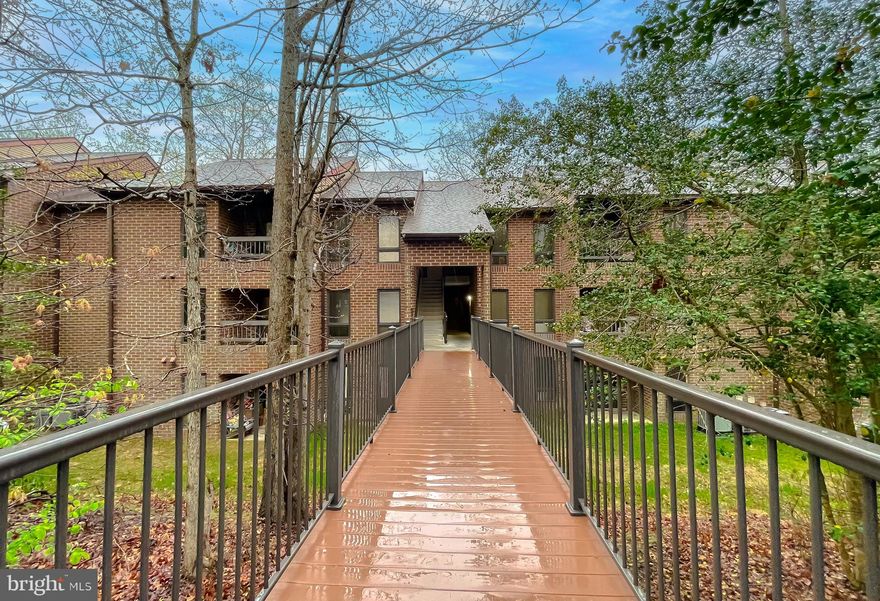 Bridge level condominium unit, No stairs, Privat balcony, Unit #1053. Welcome to this exceptionally well maintained unit, turnkey, recent updates including updated cabinets and countertops , freshly painted, newer HVAC system, with stainless steel appliances including full-sized stacked washer and dryer,  2-bedroom 1.5 bathroom condo in California MD. Step into an inviting open concept living space, where large widows allows natural light to pour in. Creating a warm and welcoming home. The spacious living and dinning area flows seamlessly, perfect for relaxing after a long day. Enjoy your morning coffee on your private balcony or unwind in your spacious bedrooms complete with generous closets and storage space throughout. Located in the highly desirable sought after Wildewood Community close to restaurants, shopping, entertainment, Solomons Island and Leonardtown. It's an easy, short commute to NAS Patuxent River base! 
Association fees include water/sewer, trash, recycling, snow removal and exterior maintenance with assigned parking space.