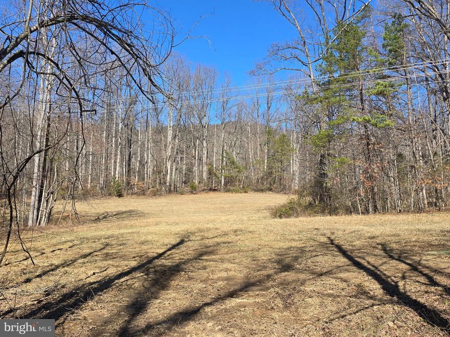 Beautiful 3.65 Acre lot with a 4 bedroom perc site!  Brand new survey!  Mostly open, some woods and seasonal mountain view make this elevated building lot desirable!  Road frontage on Thoroughfare Rd, VDOT has approved the new entrance, waiting on the paperwork.  In less then 15 minutes you can be in Culpeper, Orange, or Madison!  Ideal Location!