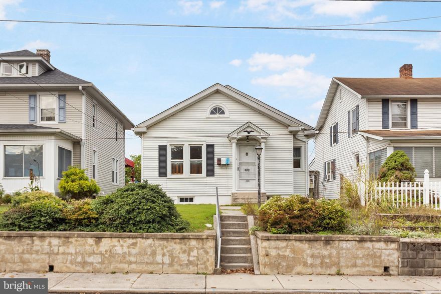 Bring your vision and make this one yours! This 2BR/1.5BA Craftsman style bungalow offers main floor living in Hanover Boro/Hanover Public School District.  Close to parks, shopping, medical facilities and more. Living room has lots of natural light. Separate dining room.  Large size kitchen with extra dining space.  Laundry room on main floor.  Backyard with covered deck.  Detached 2-car garage with access from the rear alley.  House needs some TLC, but is priced accordingly.