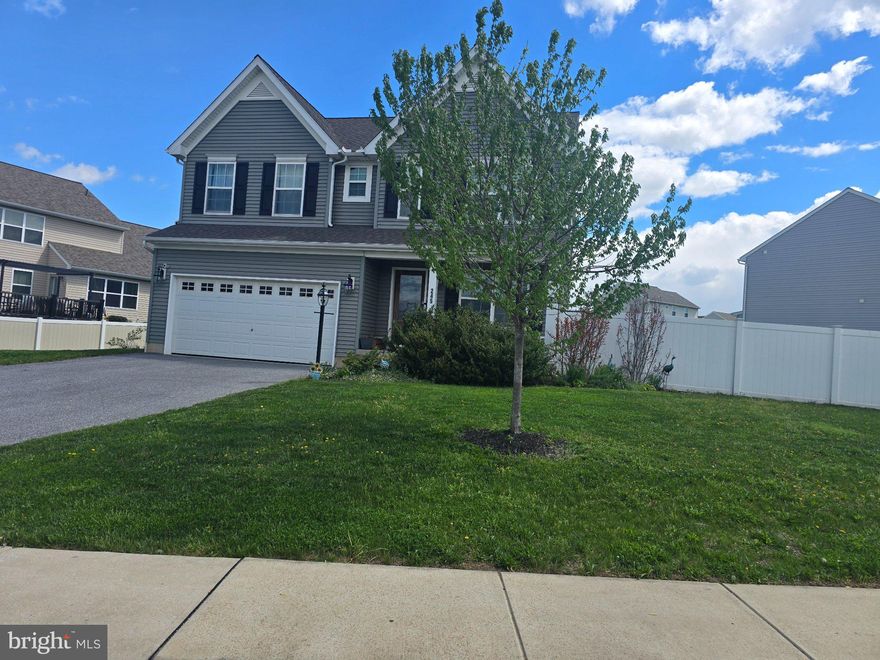 Discover the charm of this stunning Colonial home nestled in the desirable Rolling Meadows community. Built in 2017, this residence boasts a perfect blend of modern elegance and comfort, featuring 4 spacious bedrooms and 2.5 bathrooms. The open floor plan invites you to enjoy seamless living, highlighted by a cozy gas fireplace in the living area, perfect for creating lasting memories. The heart of the home is the gourmet kitchen, equipped with a gas range, dishwasher, and ample pantry space, complemented by an inviting breakfast area and an island for casual dining. The primary suite offers a luxurious retreat with a walk-in closet and a beautifully designed bathroom featuring a tub shower. Step outside to a generous 0.24-acre lot, complete with a cleared, level yard and concrete patio ideal for outdoor gatherings or play. The community amenities include a refreshing pool, perfect for summer relaxation, and well-maintained common areas that enhance the neighborhood's appeal. Rolling Meadows is not just a place to live; it's a vibrant community with access to excellent schools, nearby parks, and convenient public services. Enjoy leisurely strolls through the neighborhood or take advantage of the local parks for outdoor activities. With easy access to major routes, commuting is a breeze. This home is more than just a property; it's a lifestyle waiting for you to embrace. Don't miss the opportunity to make it yours!