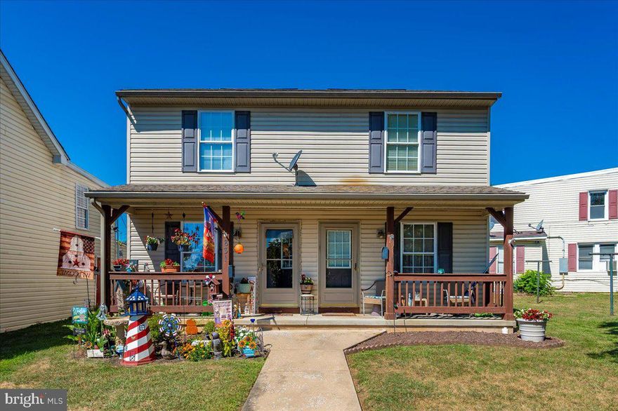Fantastic investment opportunity in Hagerstown! This well-maintained duplex offers two units with separate entrances and utilities, ideal for both investors and owner-occupants. The right-side unit  has been refreshed with new LVP flooring in the kitchen and both the downstairs and upstairs bathrooms, as well as new carpet in the living room, on the steps, and in all bedrooms. The front porch has also been freshly painted. Each side features 2 bedrooms and 1.5 bathrooms, plus access to a detached 2-car garage and an expansive off-street parking area with plenty of room for multiple vehicles. With a strong rental history and room to increase rents, this property is perfect for expanding your portfolio, or live in one unit and let the other help pay your mortgage. Conveniently located near downtown, shopping, schools, and commuter routes. Don’t miss your chance to secure a property with consistent rental potential, schedule your showing today!