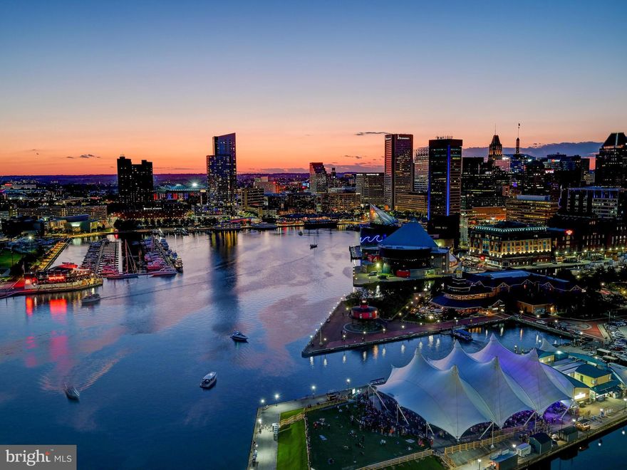 Truly One of A Kind, Completely Custom Built Contemporary Gem w/ not only the Largest, but also the ONLY  Wrap Around Terrace at the Four Season's Private Residences Baltimore. This 3 bedroom, 3.5 bathroom, plus Media Room / Wine Room / Flex Space Residences has it all. Over 1,330 sq. ft. of Outdoor Terrace with Panoramic Views of the Inner Harbor Baltimore and City Skylines. A wide open floor plan with floor to ceiling windows so a spectacular view is captured in any room.  Four Seasons Private Residences Baltimore, a seamless blend of sophisticated style, lavish amenities, and the exemplary service of the world's preeminent hotelier.