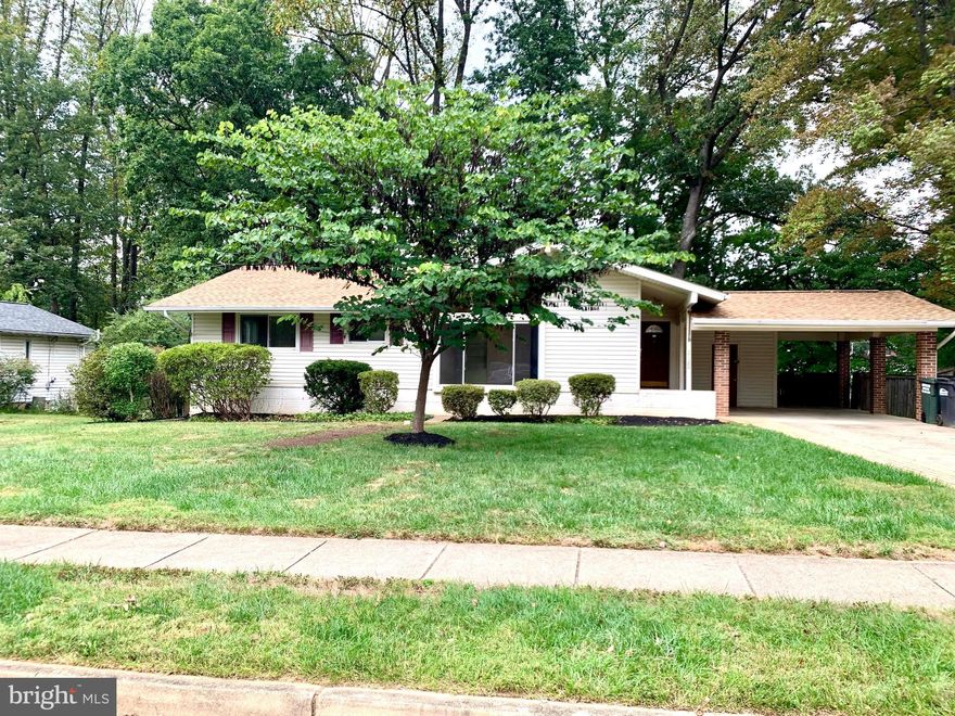 Spacious RAMBLER located in convenient Dunn Loring Woods!   Single Family, 4 Bedrooms and 3 full baths with approximately 2249 square feet. 
Naturally bright and sun drenched rooms welcome you as you enter the main level with beautiful engineered hardwood floors, vaulted ceilings and gorgeous windows with luxury vinyl plank in kitchen leads out to deck. 
The expansive lower level includes a large living space, hobby room , 4th bedroom full bath, separate laundry and storage areas. Additionally, the basement has a walk-out that opens to a spacious fenced backyard. 

1-1/2 Carport, fully fenced large backyard, huge deck with stairs to backyard! New roof.  Interior painted last year.  With no HOA! 

Photos will be available soon! Maximum of two combined verifiable incomes to qualify. Applicants must have good credit. 

This home is situated in an unbeatable location: 1.4 miles to Dunn Loring Metro, 2 miles to the Town of Vienna, and 3 miles to Tysons. It is also conveniently close to I-495, I-66, and Route 50 making your daily commute a breeze.