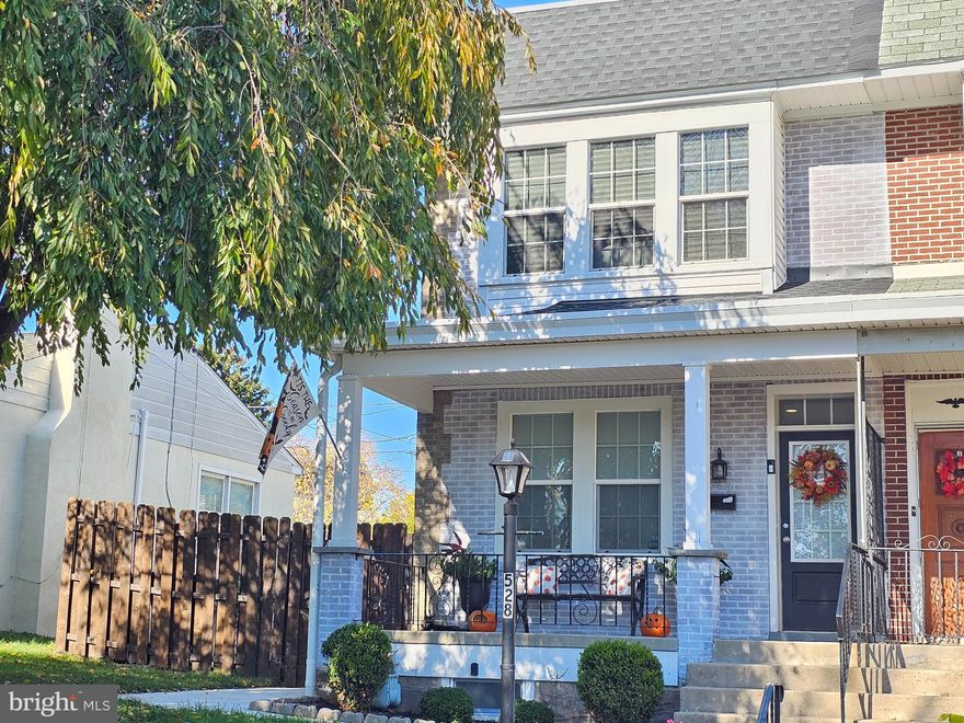 Great renovated 3 bedroom, 2 bath twin on a secluded street in King of Prussia that could be a model home for Pottery Barn.   From the front porch to the fenced yard with a covered patio, this open concept home has it all.   New windows & doors, recessed and upgraded lighting.   A beautiful kitchen with quartz counters and white subway tiled backsplash, soft close cabinets,  stainless steel appliances and a farm sink.   Off the kitchen, a convenient first floor laundry with stackable washer and dryer and a full  bath with tiled flooring and seamless glass, subway tiled shower.    Upstairs there are 3 sizable bedrooms with great closet space &  all have ceiling fans and recessed LED lights.   The bedrooms are serviced by an upgraded hall bath with shower/ tub and tiled walls with decorative glass tile insert.    There is an unfinished basement that can be used for storage, home office, or game room.   The privacy-fenced backyard has a beautifully manicured lawn and is great for a barbeque or sun bathing.   If it's raining, no need to go inside...Just hang out under the covered patio  and listen to the rain and some tunes!      This home is convenient to all major highways, King of Prussia Mall, and Valley Forge Park.