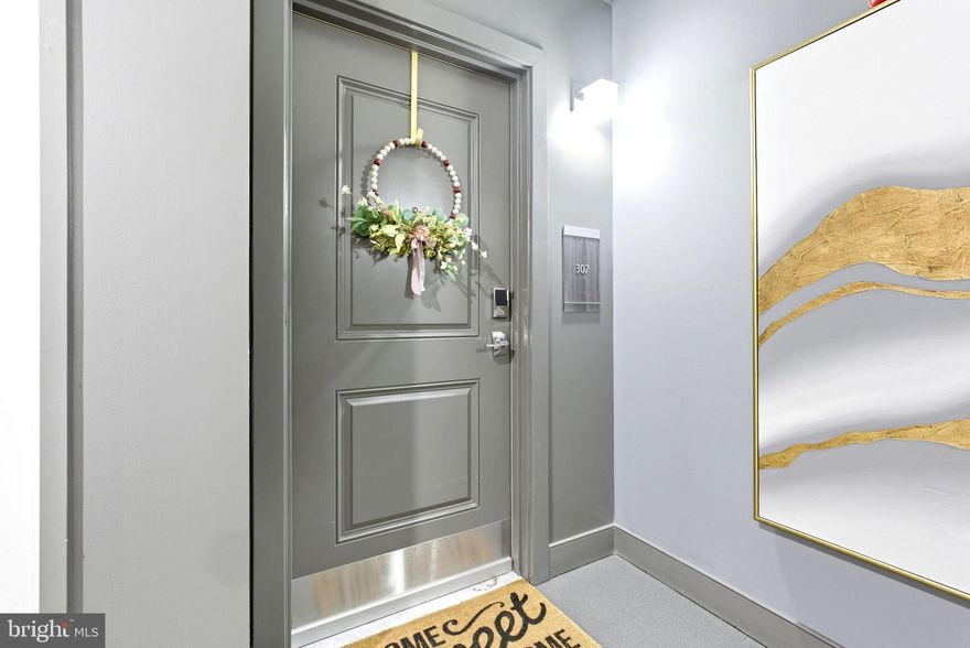 Welcome to one of the fabulous and meticulously maintained condominium in the most popular National Harbor - a tourist haven ideally located in the waterfront within the boundaries of Maryland, Virginia, and Washington, DC. This condominium, which is only two years old, is a representation of the owner's love for elegance, timeless beauty, and superior regards for cleanliness and hygiene.  Their love for their abode is reflected on how they care for the property making sure that it is regularly maintained neatly and orderly.
Prospective occupants of this property will definitely be pleased and happy when they take ownership of this unit.  It has been properly and precisely maintained, making you feel that you're taking possession of a newly constructed residence.
As soon as you set foot on the foyer, you will be amazed with the high- end looking luxury vinyl plank flooring which spreads to the open concept layout.  The end unit location of the condo allows for all around windows fitted with blinds, capturing three sides of scenic views of the vibrant community.  The seamless flow of the receiving area is architecturally designed with a beautiful kitchen equipped with stainless steel kitchen appliances, quartz countertop, spotless backsplash, 42- inch cabinets with upscale cabinet handles and accessories.  The cooktop is enhanced with a chimney type range hood also in stainless steel.  The wall oven with microwave completes the kitchen ensemble.  The kitchen island with sink serves as an eat-in counter as well and can accommodate five bar stools/chairs.  The unique pendant lights hanging on the kitchen island provide ample brightness. Both the dining and living room areas are enhanced with luxurious chandeliers which contribute to the brilliance provided by the recessed lights on the ceiling.  You will be amazed with the vastness of the primary bedroom which has an en-suite bathroom with stand-up shower, a luxurious vanity with double sink, and a huge walk-in closet.  The second bedroom which can serve as a guest room, is ideally located on the other side of the unit providing privacy to the occupant while enjoying the serene and beautiful views from the windows.  Both bedrooms have affluent carpeted flooring.  A second full bathroom with soaking tub is conveniently positioned adjacent to the bedroom and the laundry room.  Springtime season is almost in the horizon.  Relax and enjoy the balcony overlooking the stream of similarly beautiful condominium complexes and the panoramic views of Washington DC and Oxon Hill.  
Enjoy life peacefully and confidently while you're here. - your privacy is secured by utmost security policy - nobody can infiltrate your residence without granted permission from the homeowner.
Take delight and pleasure on everything that National Harbor has to offer; MGM Hotel and casino, restaurants, Gaylord National Resort and Hotel, Tanger Outlets, scenic Potomac River trails, etc... close to Oxon Cove Park & Hill Farm which provide enjoyment activities the whole year round like playing with farm animals and concelebrate with their yearly fall festival.  Accessible to Routes 95, 495 and 295.  Minutes to Alexandria, Virginia, and Washington, District of Columbia.