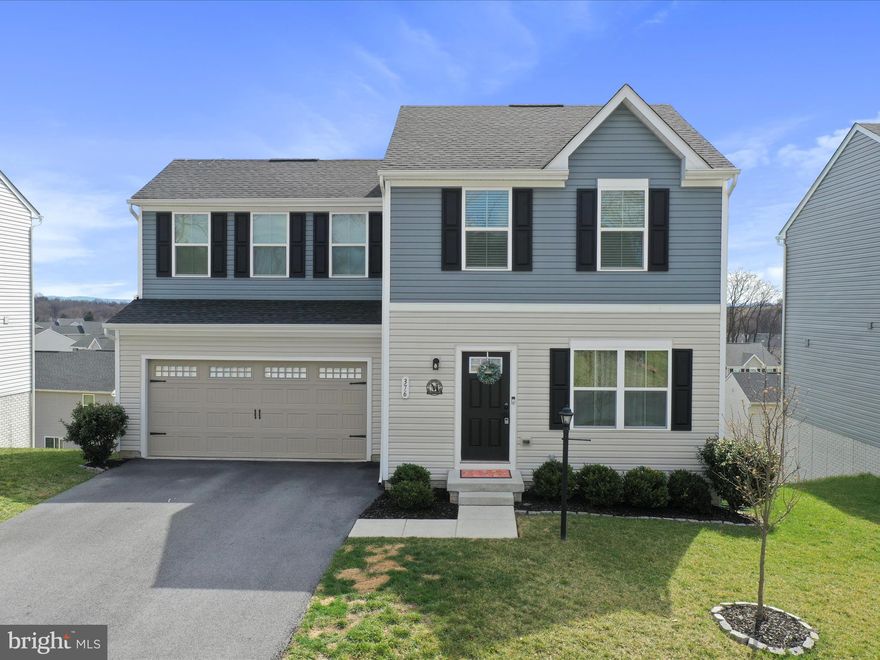 Welcome to this charming 3-bedroom, 2.5-bathroom home nestled in the scenic Eastern Panhandle of West Virginia. Built in 2021, this meticulously maintained residence offers an open floor plan, perfect for both relaxation and entertaining. The modern kitchen boasts premium finishes, providing ample workspace for culinary endeavors. Conveniently, the washer and dryer are located on the bedroom level, simplifying laundry tasks. The lower level presents an opportunity for customization, featuring a rough-in for plumbing and abundant space to tailor to your needs. Situated just minutes from major retailers, grocery stores, dining options, farmers markets, orchards, and various outdoor activities, this home also offers easy access to I-81 for effortless commuting. Don’t miss the chance to make this delightful property your own!