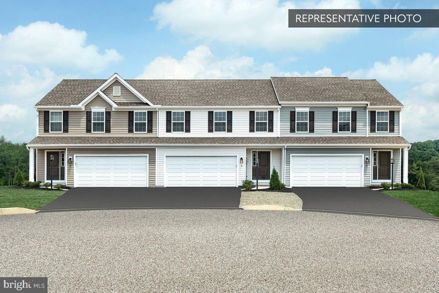 Build Your Way & Save Big—50% Off Options (Up to $15K)! See agent for details.

📢This listing represents a base home plan that can be built in this community. The listed price reflects the base price only and does not include optional upgrades, lot premiums, or additional features, which may be available at an additional cost. Pricing, features, and availability are subject to change without notice.🚧

📸 Photos are of a similar model and may display upgrades not included in the listed price.

🏠Welcome to the beautiful Gardenia Model, a spacious 2-story townhouse with a built-in 2-car garage. The first floor features a welcoming entry hall leading to a large family room, seamlessly connected to a bright breakfast area and modern kitchen. Step out from the breakfast area onto your 10'x10' deck, perfect for outdoor relaxation. A convenient half bath is also located on this level. Upstairs, you’ll find a large primary bedroom with a private bathroom and walk-in closet, along with two additional bedrooms, a full bath, a separate laundry room, and a storage room. The home also includes an unfinished basement and comes with the added benefit of a 10-year warranty. Don't miss the chance to make this home yours!