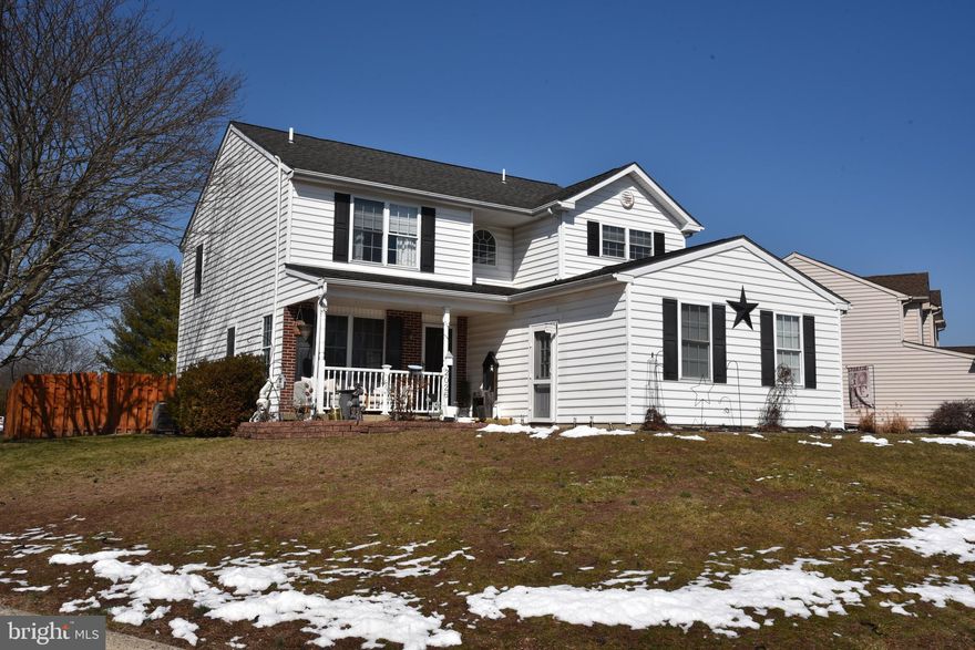 Welcome to 2026 Valley View Dr., Well-maintained 4-bedroom, 2.5 bath  Colonial with over 2,220 Sf plus a fully finished basement area including rec-room, dry bar with granite counter top, work-out area, and bonus room with outside entrance. The kitchen-dining area features a newly remodeled space with a center island, upgraded cabinets, granite countertops, and stainless steel appliances. The dining area wall of cabinets offers plenty of extra storage plus two pantry cabinets. The kitchen offers extra-large windows for natural light. The family room off the kitchen has a sliding door onto the rear PT deck with a fenced-in yard with pavers leading to the Hot tub. First-floor laundry room off the attached two-car garage. The second floor features a large primary bedroom with a bay window, its own bath with double sinks, and a large walk-in closet. There are three good-sized bedrooms with ample closets and a recently remodeled hall bath with subway tile and tile floor.  The property backs up to open space. No HOA fees and conveniently located near major highways: PA Turnpike, Rt 309, and Rt 663. Convenient to St Luke's Hospital Upper Bucks Campus, shopping, and restaurants.  Schedule your showing today!