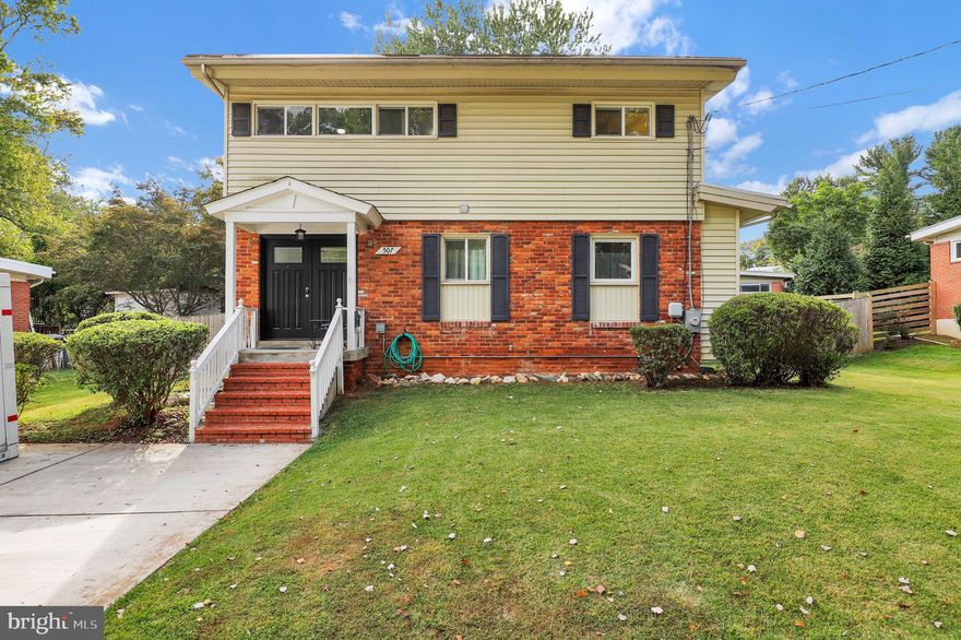 OFFER DEADLINE: Tuesday 10/14 - 2pm. SELLER RESERVES THE RIGHT TO ACCEPT AN OFFER PRIOR TO THE DEADLINE.  

Welcome to 507 Linthicum Street, a beautifully maintained and thoughtfully upgraded home nestled in a quiet, sought-after Rockville neighborhood. This spacious residence features 3 bedrooms, 3.5 bathrooms, and a partially finished basement with a full bath and potential for a 4th bedroom (note: no egress window).

Step inside to discover a modern and inviting interior, where updated light fixtures and tasteful finishes shine throughout. The full kitchen and guest bathroom were completely remodeled in 2018, offering stylish functionality for everyday living and entertaining. The HVAC system and hot water heater were replaced in 2019, ensuring energy efficiency and comfort.

Enjoy peace of mind with new windows, custom entry doors, and a host of outdoor upgrades completed in 2020, including a private patio, gazebo, and a custom shed with electric—perfect for a workshop or extra storage.

The finished portion of the basement (approx. 75%) adds valuable living space and includes a full bathroom and sump pump installed in 2018. The electrical panel was upgraded in 2021, along with a Level 2 EV charger, making this home future-ready for electric vehicle owners. A widened driveway, also added in 2021, allows for convenient two-car parking.

Located just one block from an entrance to the Rock Creek Trail and minutes from major commuter routes, shopping, and dining, this home offers the perfect blend of modern updates, comfort, and location.

Don’t miss the opportunity to make this move-in-ready gem your own!