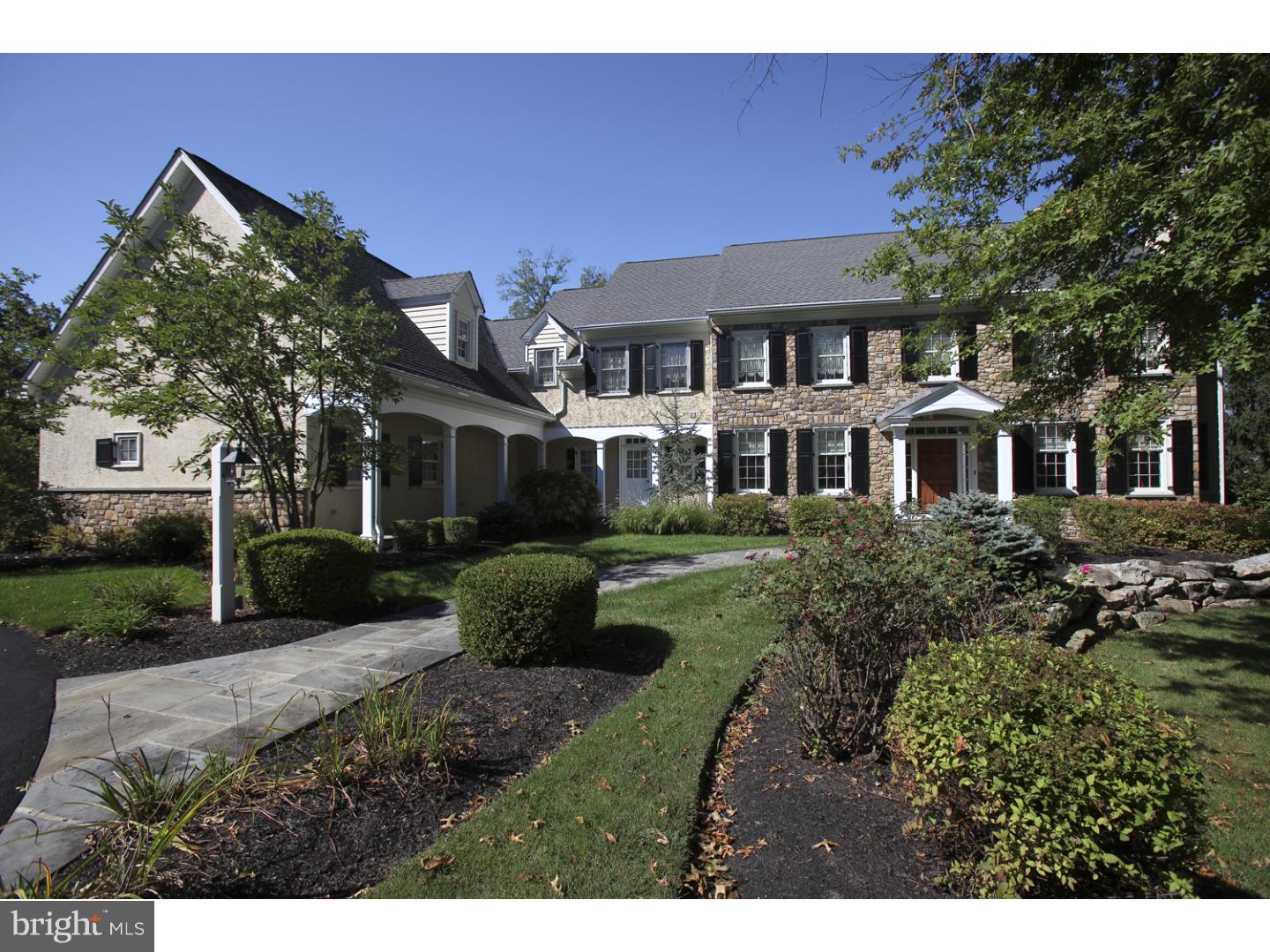 Located in one of the most prestigious neighborhoods in Bucks County, this meticulously maintained home is nestled amongst 26 custom homes in the Stoneymead community. Built by Trueblood, this extraordinary house is situated on 1.5 acres among 80 lush bucolic acres with 3 ponds, running stream, and boasting its own natural preserve. You will experience breathtaking views of 1 of the 3 ponds from your own backyard private oasis with stone patio and remote retractable awning. You can also take in the surrounding panoramic views from one of the many interior window vantage points throughout the house. As you enter the open foyer notice the gleaming wood floors and detailed wood work. The front to back entry hall is flanked by the large living room with fireplace and expansive dining room perfect for entertaining. Off the dining area is a butler's pantry leading to the gourmet cooks kitchen with Wolf stovetop w/griddle plus Wolf oven and microwave/convection. Subzero built in and wine fridge, Dacor warming oven, and 2 Asko XL dishwashers. Take in the beauty of nature as you enjoy a meal in your brightly lit breakfast room. Just off the kitchen is the family room with floor to ceiling windows with remote control shades, fireplace, and built in entertainment system. An office with desk and cabinet built ins, separate laundry room, powder room,3 car garage and back stairs leading to the upper level complete the 1st floor. Upstairs there are 5 generously sized bedrooms, 1 of which is large enough to be used as an in-law suite. The master en suite with steam shower, heated floors, air bubble bath, and sound system making for the ultimate spa retreat. 2 of the bedrooms has its own bathroom while the others share a Jack and Jill bath. Also on this floor are stairs leading to a floored attic area. On the lowest level is the walk-out basement with a fitness room with Torque All in One universal gym, built in wet bar, media room, pool table area all with heated radiant floors and a powder room. In close vicinity to New York and Philly, this home is conveniently located and minutes from Peddler's Village, Doylestown Borough, New Hope, and all the history that Bucks County has to offer. NOTE: Public Records incorrect. Building Plans shows 6856 as total square footage.