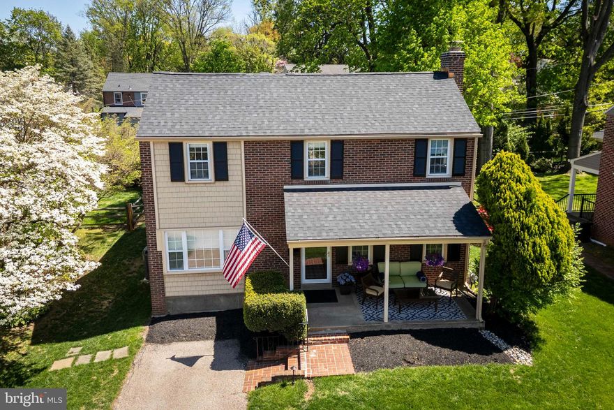 PRICE IMPROVEMENT for this MOVE in READY HOME! Welcome to 518 Enfield Road, where old-school character gets a fresh twist in one of Oreland’s most beloved neighborhoods—Enfield, affectionately known by locals as “The Pretzel.” With its friendly, walkable vibe and unbeatable location, this community is as inviting as the charming, covered front porch that greets you. Thoughtfully expanded in 2006 and updated again in 2024, this home delivers the space and function today’s buyers want—without the heavy lifting. The addition was designed to blend seamlessly with the original structure, featuring hardwood floors that were matched to preserve the home’s classic charm. Inside, the traditional floorplan has been reimagined for modern living. A spacious main-floor gathering area offers flexible space for watching TV, relaxing with a book, or just hanging out. Say goodbye to galley kitchens—this open-concept kitchen features new appliances (2025), an elevated center island for casual meals, and a cheerful dining nook with direct access to the freshly landscaped backyard. The living room makes entertaining easy, with a gas-insert fireplace for cozy evenings and a full picture window that frames views of the yard. The first-floor home office (in the original garage location) was completely renovated in 2024. With solid oak flooring that matches the rest of the house and charming Dutch doors to add architectural interest, the sunny office can also serve as a playroom.
Upstairs, the expanded owner’s suite is a true retreat with vaulted ceilings, custom-built closet systems (shoe lovers, rejoice!), and an en-suite bath featuring a glistening Crema Marfil marble double vanity, walk-in shower, and privacy wall for the commode. Three additional bedrooms share an updated hall bath with dual sinks and a tub/shower combo. A pull-down attic provides extra storage and access to the heat pump. Even the lower level holds a surprise: a finished bonus space ideal for a playroom, home gym, or guest zone—plus a full bath, making it perfect for teens or post-workout refresh. The laundry area, complete with a full-size commercial sink, and ample storage space are tucked into the unfinished portion of the basement. With a new roof (2025 or roughly days old), new kitchen appliances (2025), newer windows, and well-maintained mechanicals, this home checks every box. Add in quick access to Route 309, the PA Turnpike, regional rail (walkable!), and a short drive to Chestnut Hill, plus nearby shopping, dining, and Springfield Township schools (with private options close by), and you’ve got a move-in ready gem in the heart of Oreland. The sellers did it all so you don’t have to—just move in and start living. Schedule your showing today!