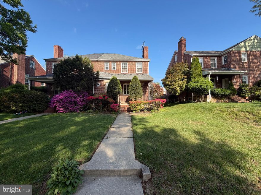 Looking for a home that has charm and history? This brick front semi-detached residence is located in the Historic Ashburton District and presents a great investment opportunity. The interior showcases an open floor plan with a living room and a dining area that encourages social interaction. There is also a half bath, which is ideal for visitors. The kitchen offers lots of cabinets and a door that leads you to the private rear yard, which allows for outdoor enjoyment and potential landscaping enhancements. Parking is convenient with a detached rear-entry garage. The upstairs offers generous sun filled bedrooms and two classic bathroom finishes. The full basement provides another full bath and additional living space and potential for customization and can be further develop, enhancing the property's value.  This home is perfect for an investor or owner occupant that loves original charm and craftsmanship.  Don't miss this chance to make this property your own!
