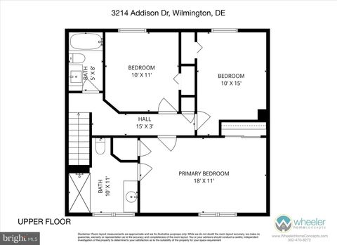 Tiny photo for 3214 Addison Drive, WILMINGTON, DE 19808 (MLS # DENC2097976)