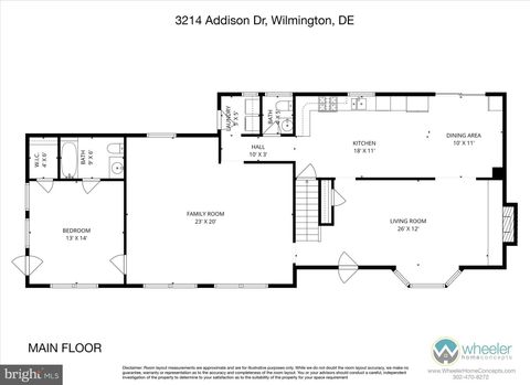 Tiny photo for 3214 Addison Drive, WILMINGTON, DE 19808 (MLS # DENC2097976)