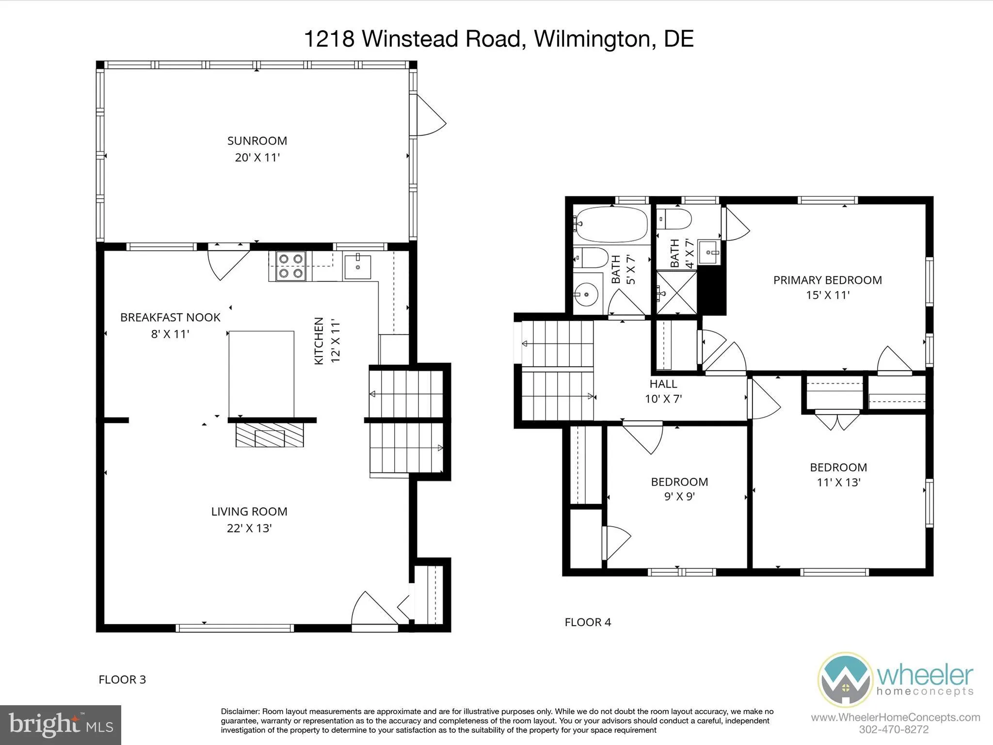 Wilmington, Delaware 19803, United States, 4 Bedrooms Bedrooms, ,3 BathroomsBathrooms,Residential,Coming Soon,230475