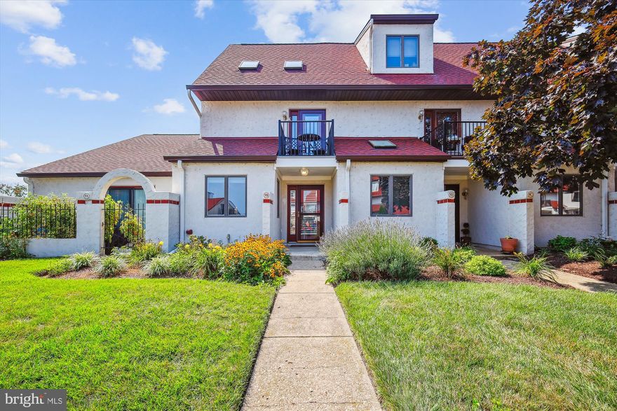 This 1680 sq ft , 2 1/2  story townhome & this community have it all!  It features many updates within the last  year, and it shows beautifully! All 
 It is "move-in ready",!.. The updates include a new main-level half bath & a new full bathroom on the top level, both have new flooring, ADA-compliant toilets, new vanity/sink & faucets, and paint. Interior doors are 6 panel colonial replaced in 2024! The main level features new SS appliances, including frig w/ icemaker, dishwasher, a convection range, new faucet,  under sink disposal,  and an additional, movable cabinet for storage & food prep. It has solid surface  countertops. 

The dining area is right off the kitchen for easy access. The luxury vinyl plank flooring on the main level is neutral and works well with the wood-burning, corner fireplace. The private, cozy patio off the living room has a firepit, & decorative lighting makes you want to stay. See the "nighttime" picture!
The seller selected this home because from the upper levels, there are water views on all 3 sides!  You can 
even see water from the front door view. Their favorite is from the second-level balcony for a sunset view.
The primary bedroom on the second level is large enough for a king bed, & has ample closets. It has access to a private loft area with skylights. The loft is currently a 3rd primary bedroom en suite!They converted a closet to a laundry room with a full-size washer & dryer, not stacked.  The hall bath is also updated with an "easy clean" shower & handsome vanity.
Going to the top level, which is currently the primary bedroom, with bath ensuite, you will notice the skylights and vaulted ceiling for a spacious look. The full bath is also new, with ada-complaint toilet, new vanity, mirror, , flooring, and paint.
Queens Landing is a beautiful, waterfront condo community with a pool, clubhouse, tennis, pickleball, fishing, racketball, and even a community marina! Bring your kayak or boat! It's just a little over one hour from DC , Baltimore, and Wilmington.Being a condo, they cut the grass:-)
All inspection items, balcony, fireplace, electrical, and clothes dryer vent have been completed, and are in the doc section of the MLS Bright.
Come see !