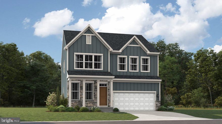 ESTIMATED DELIVERY: OCTOBER 2025!
Welcome to the Hamilton at Red Clover Meadows! This spacious two-story home features an office by the foyer for at-home work, followed by an open-concept main living area with a kitchen, dining room and family room. This home boasts of a beautiful, upgraded kitchen suited with the upgraded appliance package and chimney hood plus white ornamental granite counters and Barnett Duraform cabinets in Linen for a clean look. The second level hosts all four bedrooms, including the owner’s suite with dual walk-in closets and a private bathroom. Completing the home is a two-car garage for versatile storage space.

Don't miss the opportunity to own this exceptional home in Ranson, WV. Experience the perfect combination of comfort, style, and functionality. Schedule you’re viewing today!

Photos are for illustrative purposes only. Prices do not include closing costs and other fees to be paid by buyer and are subject to change without notice. This is not an offer in states where prior registration is required. Void where prohibited by law. Copyright © 2022 Lennar Corporation. Lennar, the Lennar logo are U. S. registered service marks or service marks of Lennar Corporation and/or its subsidiaries. Date 02/22