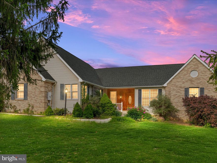 Discover the beauty of the Shenandoah Valley at 61 River Ct in Toms Brook, VA—where the  North Fork Shenandoah River, Massanutten Mountains, and a custom-built home await on 3.5 scenic acres. This riverfront ranch offers 2,060 square feet on the main level, plus an additional 1,650 square feet on the lower level, which includes a complete in-law suite. An oversized, side-loading two-car garage provides ample space and convenience.

Relax on the expansive rear deck as you take in breathtaking views of the river and mountains. Recent updates include a new roof and skylights, two new sliding doors, a new gas fireplace insert and chimney cap, and a water softener installed in 2021. The UV light system was recently replaced, and the septic system was inspected in October 2024 by First Choice Septic, with two lines replaced. The HVAC system was installed in 2012, and the home boasts soaring 10-foot ceilings.

With a little fresh paint and new carpet, this could be the perfect place to call home.