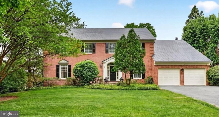 Set on nearly half an acre along the premier Avenel Farm Drive corridor, this elegant brick colonial places you in the heart of one of the most coveted addresses in the entire Washington metropolitan region.  This home is located in Potomac's signature golf-course estate community, Avenel, home to TPC Potomac at Avenel Farm, one of fewer than 30 TPC Network clubs on earth and the storied host of PGA TOUR championship events. 

The floor plan offers a main-level owner's suite including a spa bath, large vanity and a sun room/office. Upstairs, three generously proportioned bedrooms and two full baths ensure every guest has a retreat of their own. The basement offers a handsome wet bar, a private den with a closet, and an expansive recreation room with walk-out access to the rear yard and woods beyond. 

Recent capital improvements mean the next owners inherit a genuinely turnkey asset. A new roof was installed in 2026. Further, select rooms have been freshly painted and the kitchen features updated lighting — details that show in person. Interior updates were completed prior to photography. 

The location carries its own weight. The Avenel Farm Drive corridor is where the estate section of an already rarefied zip code reaches its apex — homes here trade infrequently, tenure averages well over a decade, and inventory is structurally compressed. 

Throughout Avenel, mature trees, manicured grounds, walking trails, and thoughtfully planned streetscapes create a setting that feels private, established, and distinctly Potomac. Residents enjoy community amenities including pool, tennis, pickleball, and beautifully maintained common areas, with Great Falls, the C&O Canal towpath, Potomac Village, Bethesda, Tysons, Washington, D.C., shopping, dining, commuter routes, and highly regarded public and private school options all nearby. This home is walkable to the clubhouse, the Avenel pool, tennis and pickleball courts, and miles of private wooded trails. Opportunities of this distinction are not repeated often.