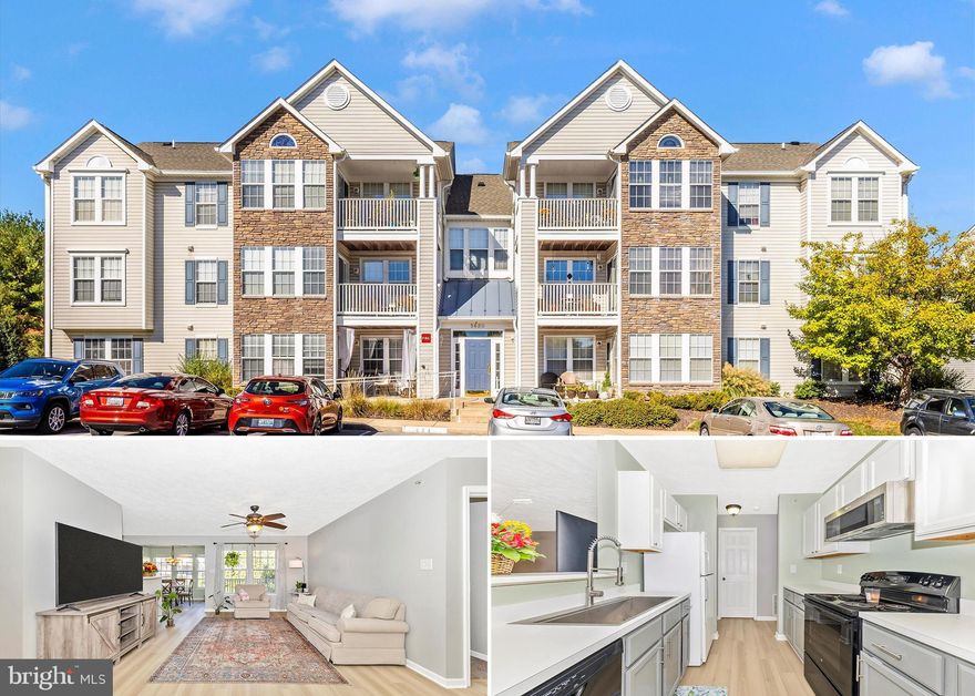 Welcome home to this light-filled 2-bedroom, 2-bath condo featuring an open floor plan and abundant natural light throughout. Recent upgrades include luxury vinyl plank flooring, new carpet, and fresh neutral paint—creating a bright and inviting space that’s truly move-in ready. The spacious living and dining areas flow seamlessly to a private balcony that backs to mature landscaping, offering a peaceful outdoor retreat. The kitchen features ample counter space and cabinetry, perfect for everyday living. Enjoy a convenient location within walking distance to Ballenger Creek Park, close to commuter routes, shopping, and dining. No City Taxes!