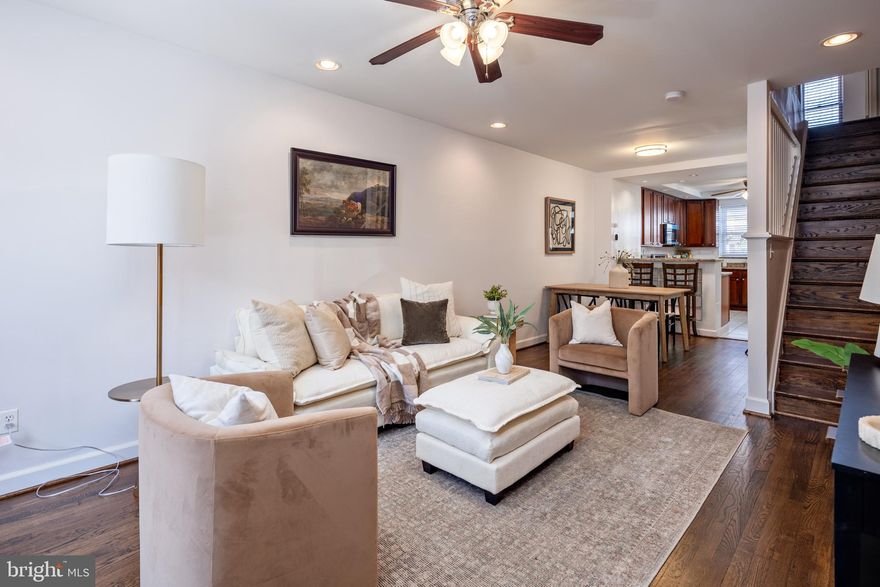 An offer deadline has been set for Saturday, 4.12.2025 at 4pm.

Welcome home to the PERFECT Highlandtown rowhome!!  This 3 bedroom, 2 bathroom freshly painted home is located a block from Patterson Park, and a short walk to Canton Square, Johns Hopkins and all of the charm that Baltimore City has to offer. Upon entry, you will find a spacious living area and separate dining area featuring newly refinished hardwood floors and exposed brick.  The large gourmet kitchen includes brand new appliances (refrigerator, range, microwave) and so much storage with its ceiling height cabinets.  The second floor features 2 large bedrooms with brand new carpet, a large full bathroom with jetted whirlpool tub and conveniently located laundry just outside of the primary bedroom.  The private patio is perfect for grilling and outdoor entertaining with custom pavers and pergola.  A buyer could also choose to create a parking pad by knocking down the cement wall and fence in the back.  The fully finished basement is perfect as a third bedroom, den, playroom or exercise room and also incorporates another full bathroom with jetted whirlpool tub! Don’t miss this one.  Schedule to see it today!