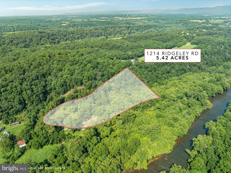 Great opportunity to build your dream home near the Shenandoah River.  This 5 acre lot already has a certification letter for you to start to build your new home.  Come and check it out.