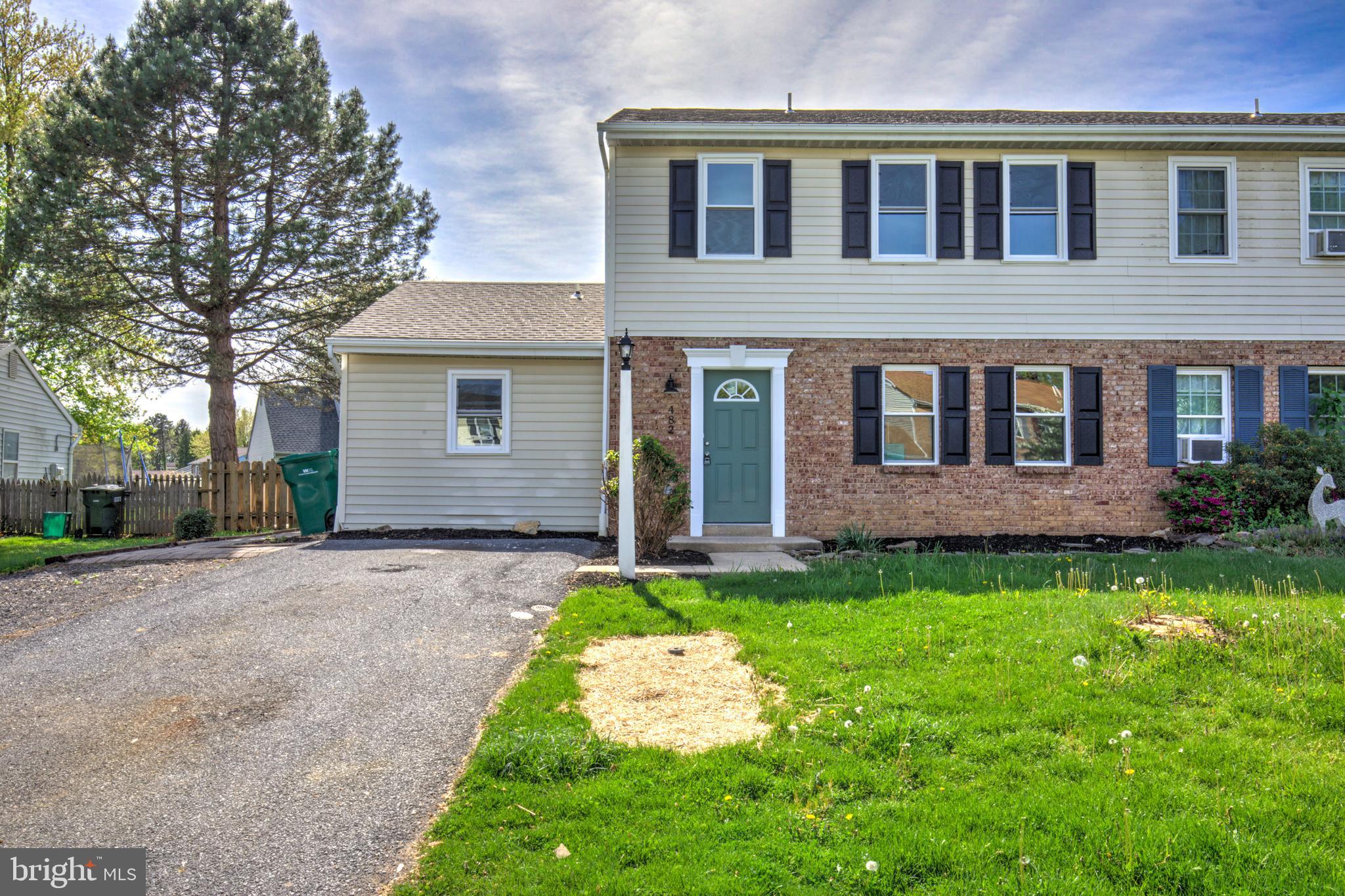 Beautifully Renovated 4-Bedroom Townhome Just Minutes from Downtown Lititz! Welcome to this stunning 4-bedroom, 2.5-bath townhome, beautifully renovated and ideally located just minutes from the vibrant heart of downtown Lititz. With a perfect blend of comfort and modern style, this spacious home is well-suited for today’s busy lifestyle. The main level features a bright and airy dining room filled with natural light, flowing seamlessly into a fully updated kitchen. Enjoy cooking and entertaining in style with brand-new cabinetry, quartz countertops, a striking tile backsplash, stainless steel appliances, and a large stainless-steel sink. The kitchen opens into a spacious living room, enhanced by double glass doors that lead to a large, fenced-in backyard—ideal for outdoor entertaining or peaceful relaxation. The backyard also includes a convenient storage shed, perfect for lawn equipment, tools, or seasonal storage. Also on the main level is a convenient half bath for guests and a generously sized primary bedroom with an en-suite bathroom. The primary bath features a walk-in tiled shower and a large vanity, creating a private and elegant retreat.
Upstairs, you’ll find three additional spacious bedrooms and a full bath with a hallway linen closet that offers additional storage. One of the bedrooms includes a walk-in closet! This home has been upgraded throughout with all-new windows, brand-new HVAC system, modern light fixtures, new luxury vinyl plank flooring and carpet and fresh interior paint—making it move-in ready! Don’t miss the opportunity to make this beautifully updated home yours in a truly desirable location!