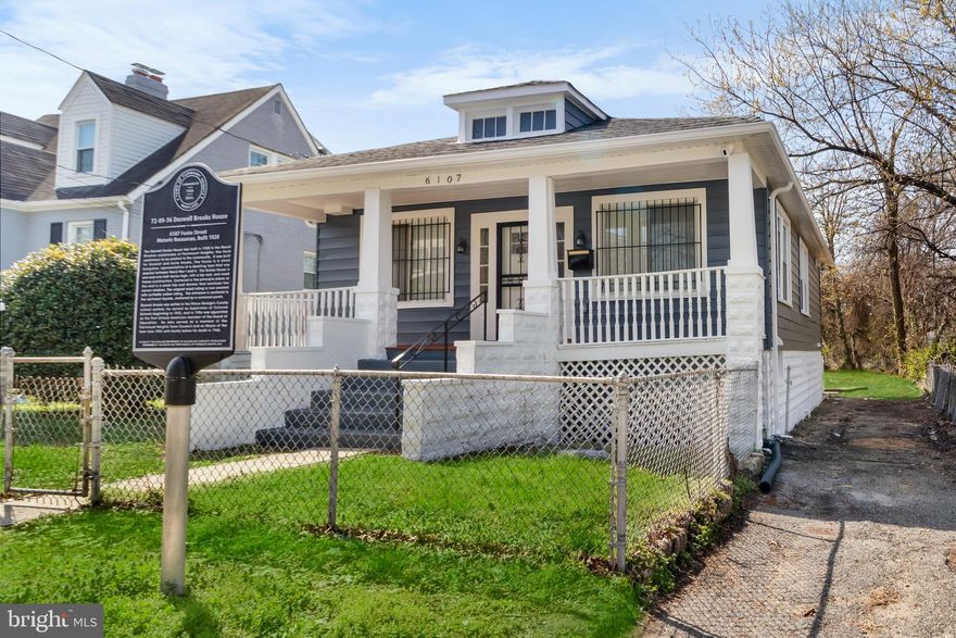 Remodeled historic rambler with charm in the area of Mount Wisener. Home sits on a large flat yard on 0.14 of an acre. Relax and enjoy a hot cup of coffee on the front porch that leads you to the main entrance. 
Main level features a living room with hard wood floors and a dining room with plenty of natural light from windows and recessed lighting though out the home. Kitchen has an open floor plan with new cabinets, stainless steel appliances, quartz counter tops, built in shelves, and a kitchen island with room for casual dining. Go to deck with overhang that is great for entertaining even on rainy days. Main level has two large bedrooms, and a connecting third room for a nursery, office, or den.
Lower-level features 3 bedrooms, full bath, recreational room, dining area, kitchenette with brand new grey slated cabinets, appliances, and quartz counter tops. Go out to a fully fenced backyard. Driveway for 2 cars and plenty of street parking.
Close to shops at Dakota Crossing, eateries, transportation, metro, route 50, and on the border of District of Columbia. Great for commuting.